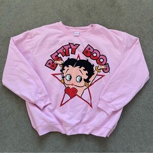 Pink Betty Boop Crewneck